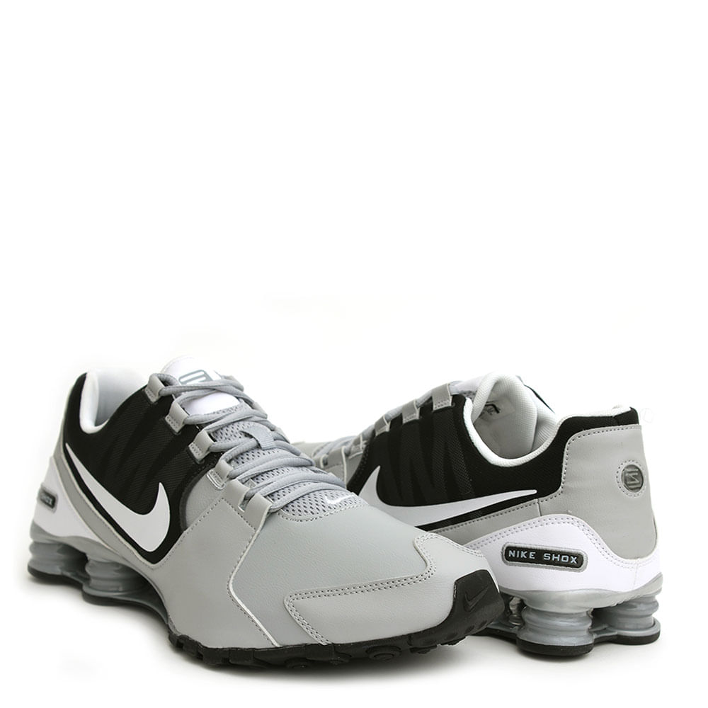 nike shox avenue ltr cinza