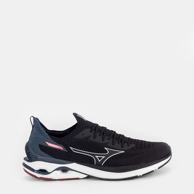 Tênis Mizuno Wave Mirai 7 Bicolor Preto